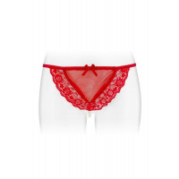 Трусики-стрінги Fashion Secret KATIA Red з перлинною ниткою