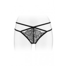 Трусики-стринги Fashion Secret MYLENE Black с двойной линией бедра