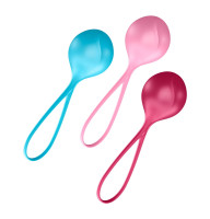Вагінальні кульки Satisfyer Strengthening Balls 3шт, 3,8 см, 62-82-98г, монолітні