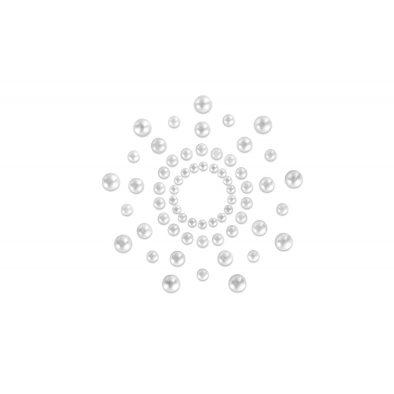 Упаковка прикраси на груди Bijoux Indiscrets Mimi Pearl з кристалами, розкішна текстура.