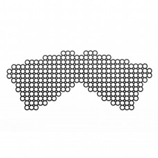 Маска для обличчя Bijoux Indiscrets Erika Mask, вінілова, клейова — Keks-Hub