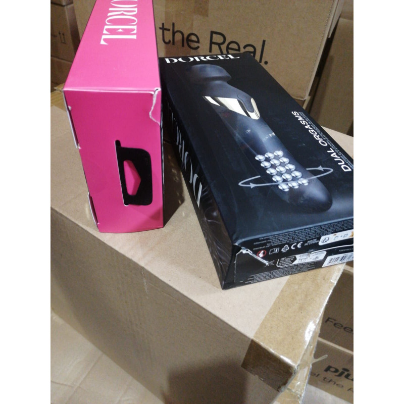 Вібромасажер 2в1 Dorcel Dual Orgasms Gold – детальний вигляд збоку, вигнута форма для комфортного використання