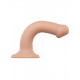 Насадка для страпона Strap-On-Me Dual Density Dildo Flesh M, 3.3 см – вигляд збоку