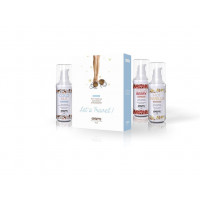 Набір масажних олій Exsens Lets Travel (3х30 мл): кокос, полуниця, ваніль