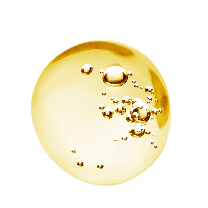 Текстура масажної олії Exsens Garnet Argan з гранатом