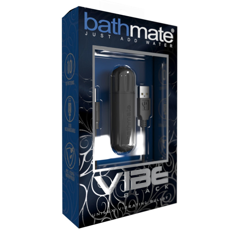 Упаковка вібропулі Bathmate Vibe Bullet Black, преміальний дизайн