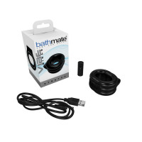 Ерекційне віброкільце Bathmate Vibe Ring Stretch, широке, з функцією обмежувача