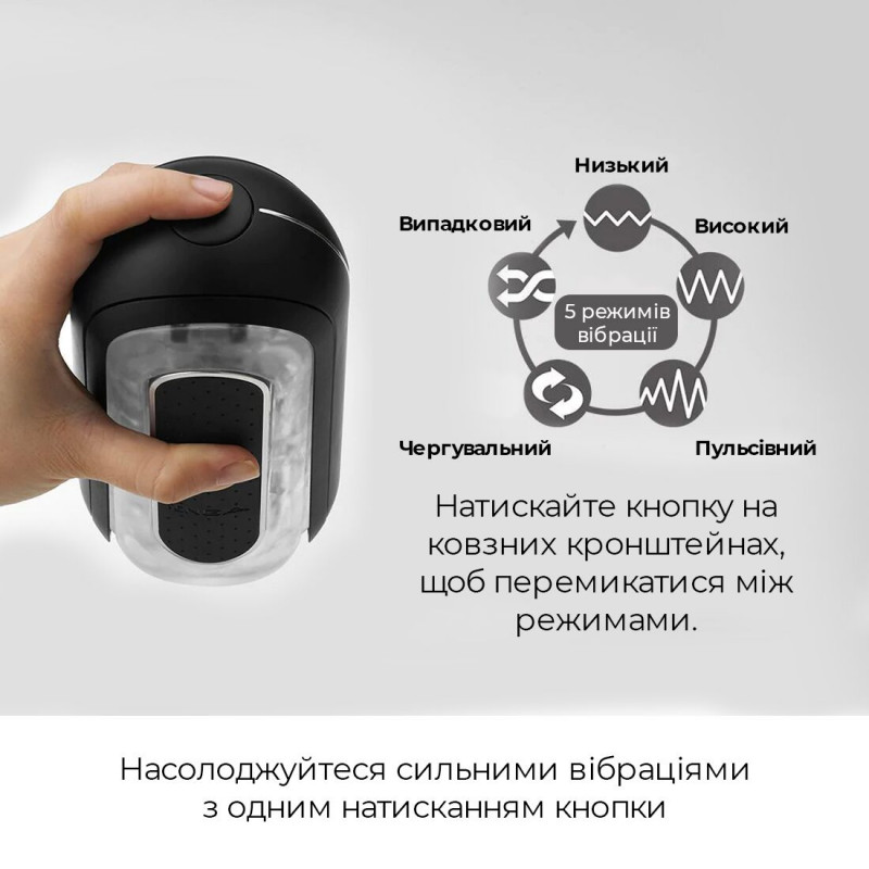Упаковка вібромастурбатора Tenga Flip Zero Electronic Vibration Black – стильна та дискретна