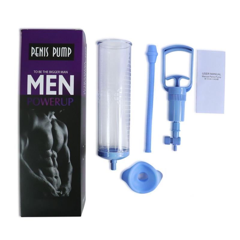 Упаковка вакуумної помпи Men Powerup Blue: комплектація та якість