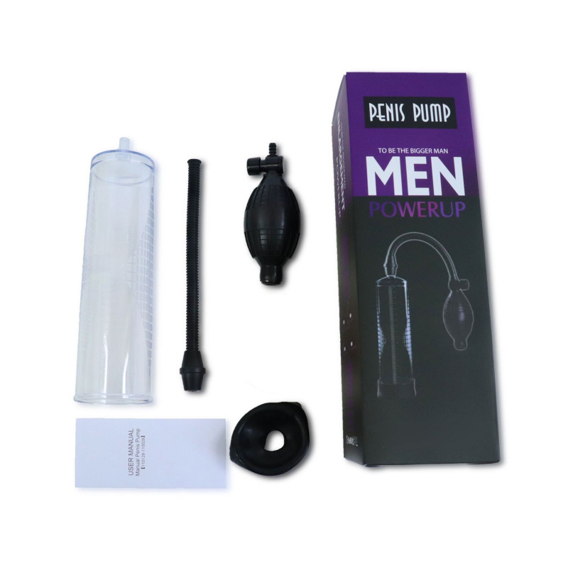 Упаковка вакуумної помпи Men Powerup, сучасний дизайн