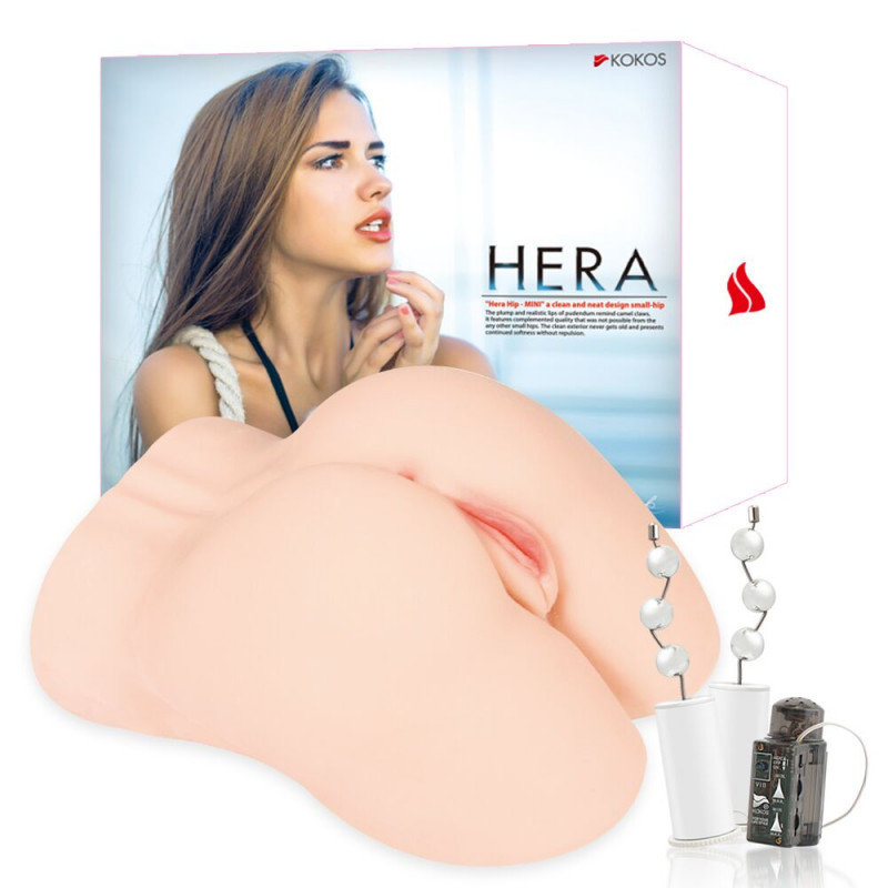 Детальний вигляд зразка поверхні мастурбатора Kokos Hera Hip Real 2WayPlus