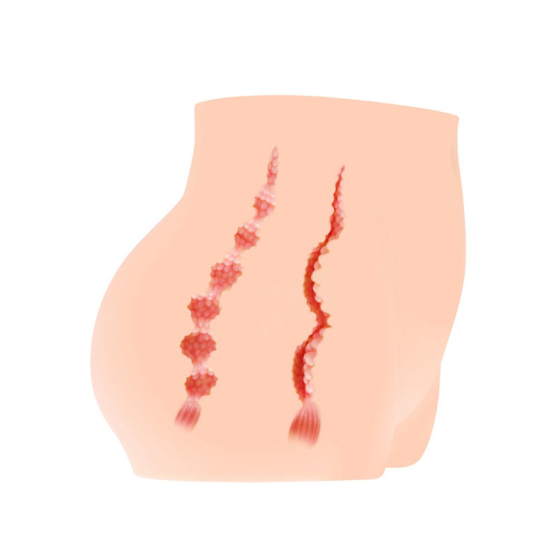 Текстура внутреннего канала мастурбатора Kokos Cherry, детали