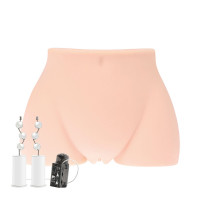 Мастурбатор-полуторс Kokos Cherry 2WayPlus з вібрацією, масажем та подвійним входом: вагінальний і анальний