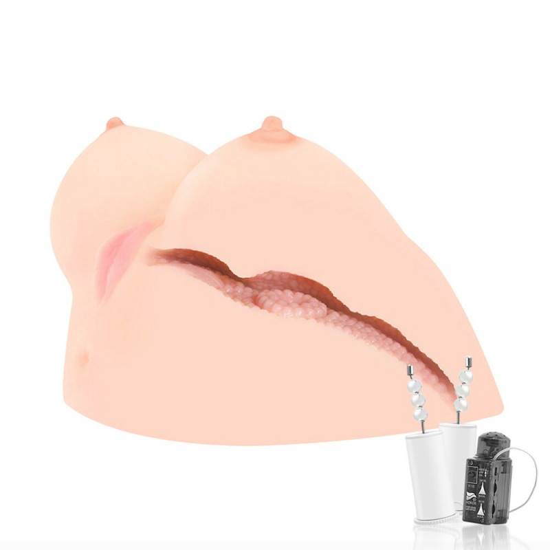 Масажні елементи мастурбатора Kokos Juilana Breast 2WayPlus, що забезпечують додаткове стимулювання