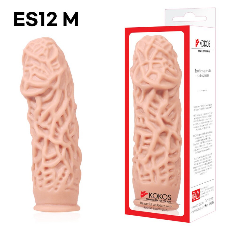 Упаковка насадки Kokos Extreme Sleeve ES.12, розмір M, брендована, для безпечного зберігання