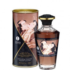 Розігрівальна олія Shunga Aphrodisiac Warming Oil – Intoxicating Chocolate (100 мл) без цукру — Keks-Hub