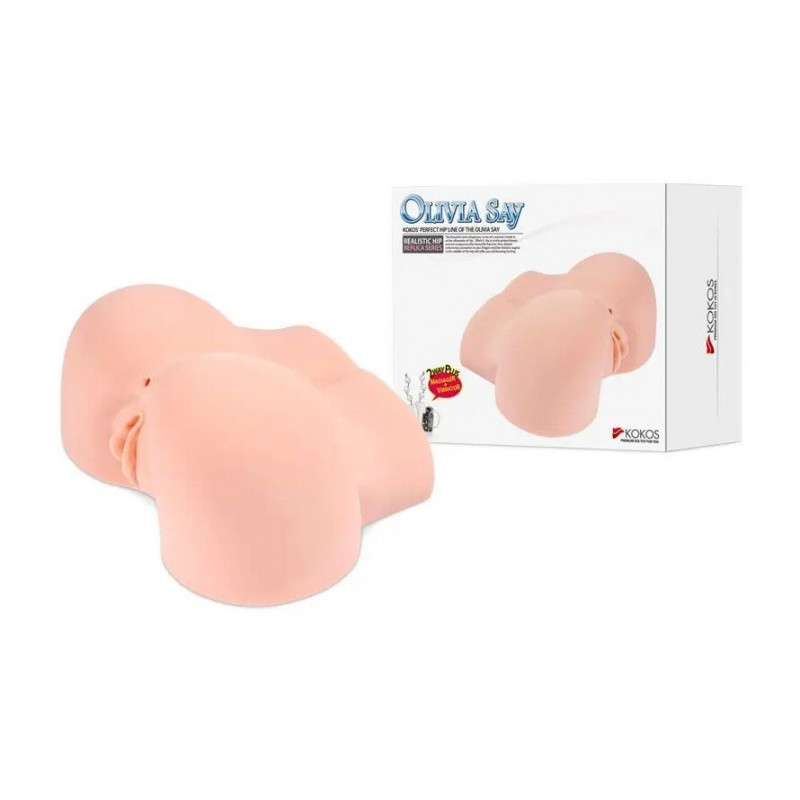 Упаковка мастурбатора Kokos OLIVIA SAY 2WayPlus, елегантний дизайн