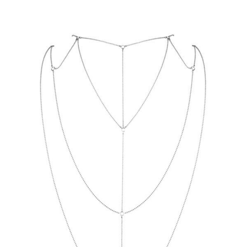 Ланцюжок для спини Bijoux Indiscrets Magnifique, вид збоку, витончені деталі