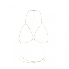 Ланцюжок портупея Bijoux Indiscrets Magnifique Bra Chain - Gold — Keks-Hub