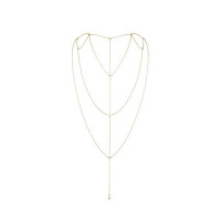 Украшение для тела Bijoux Indiscrets Magnifique Back and Cleavage Chain - Gold