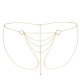 Ланцюжок-трусики Bijoux Indiscrets Magnifique Bikini Chain збоку, демонструє витончену форму