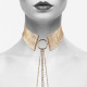 Намисто-комір Bijoux Indiscrets Desir Metallique Collar - Gold на моделі