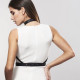 Портупея Bijoux Indiscrets MAZE - H Harness Black: крупний план елементів дизайну