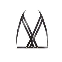 Портупея Bijoux Indiscrets MAZE Halter Bra Harness Black