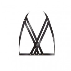 Портупея Bijoux Indiscrets MAZE Halter Bra Harness Black — Keks-Hub