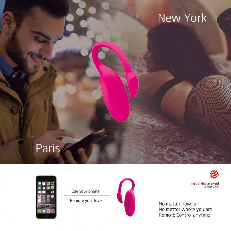 Стимулятор клітора смарт-віброяйця Magic Motion Flamingo