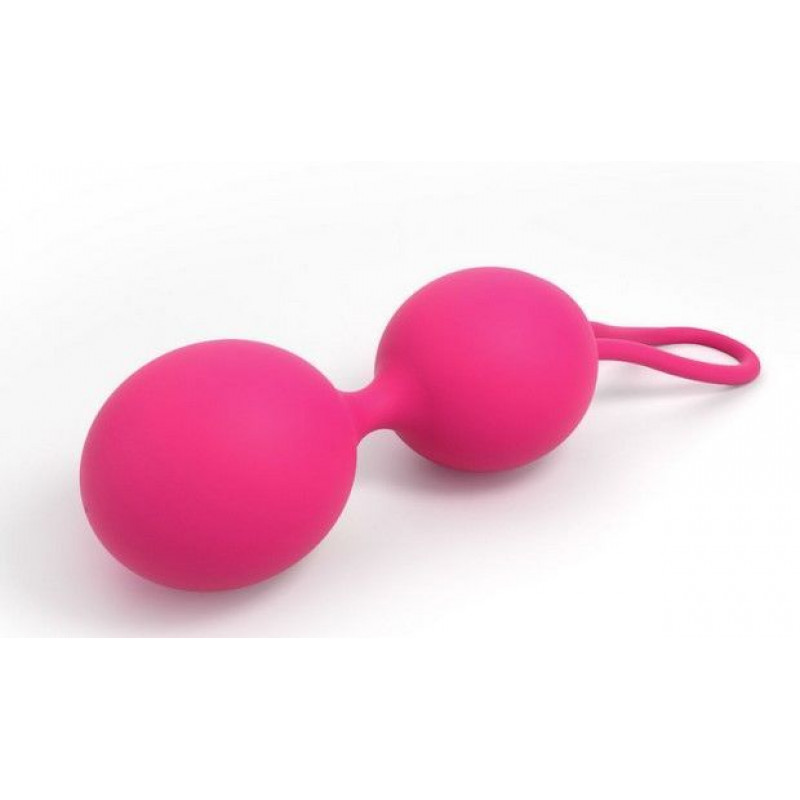 Вагінальні кульки Dorcel Dual Balls Magenta, вид збоку, деталі текстури