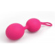 Вагінальні кульки Dorcel Dual Balls Magenta, вид збоку, деталі текстури