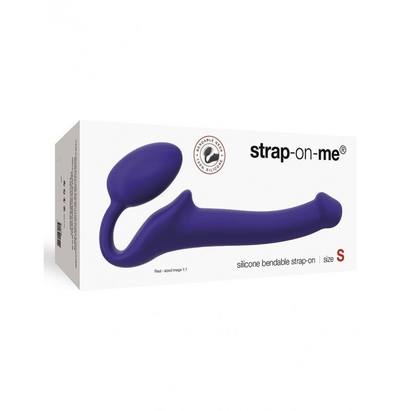 Безремінний страпон Strap-On-Me Violet S, 2.7 см - текстура матеріалу, гладка поверхня
