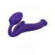Безремінний страпон Strap-On-Me Violet M, вигляд збоку - демонстрація ергономічної форми