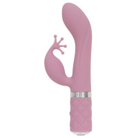 Вибратор-кролик Pillow Talk Kinky Pink с кристаллом Swarovski, мощный