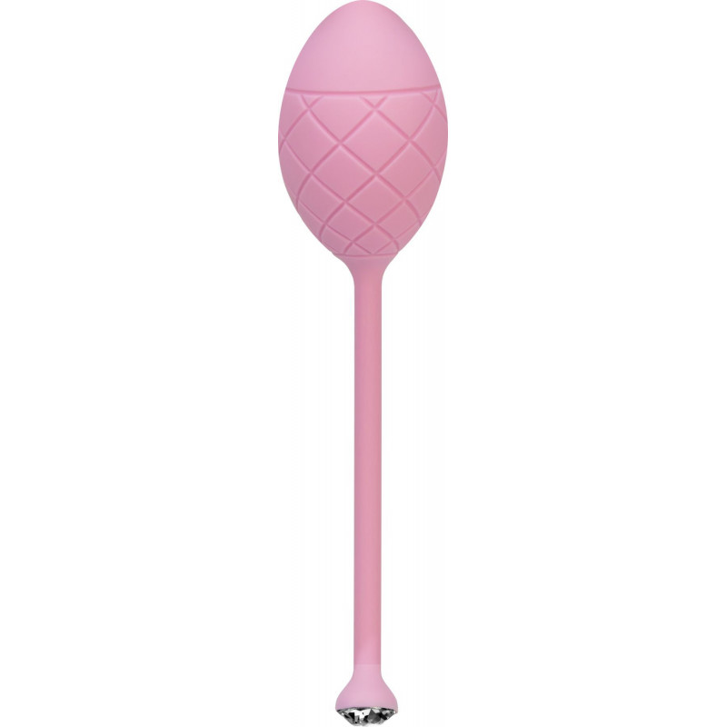 Вагінальні кульки Pillow Talk Frisky Pink у використанні, інтимний аксесуар