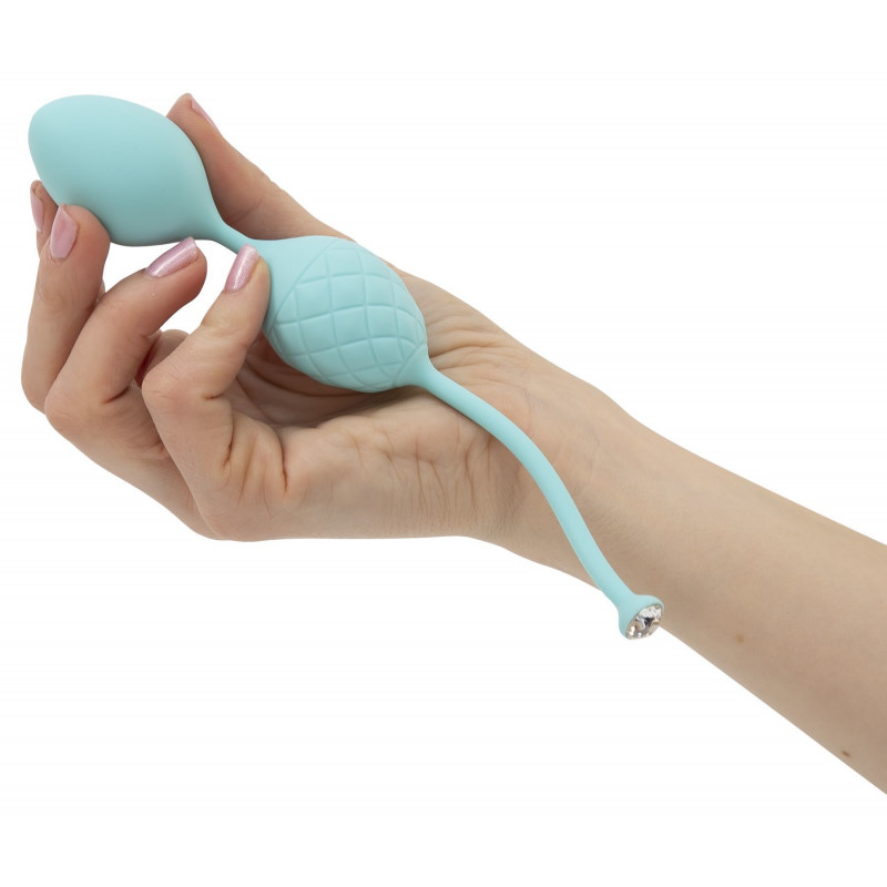 Текстура та поверхня вагінальних кульок Pillow Talk Frisky Teal – гладкість та якість