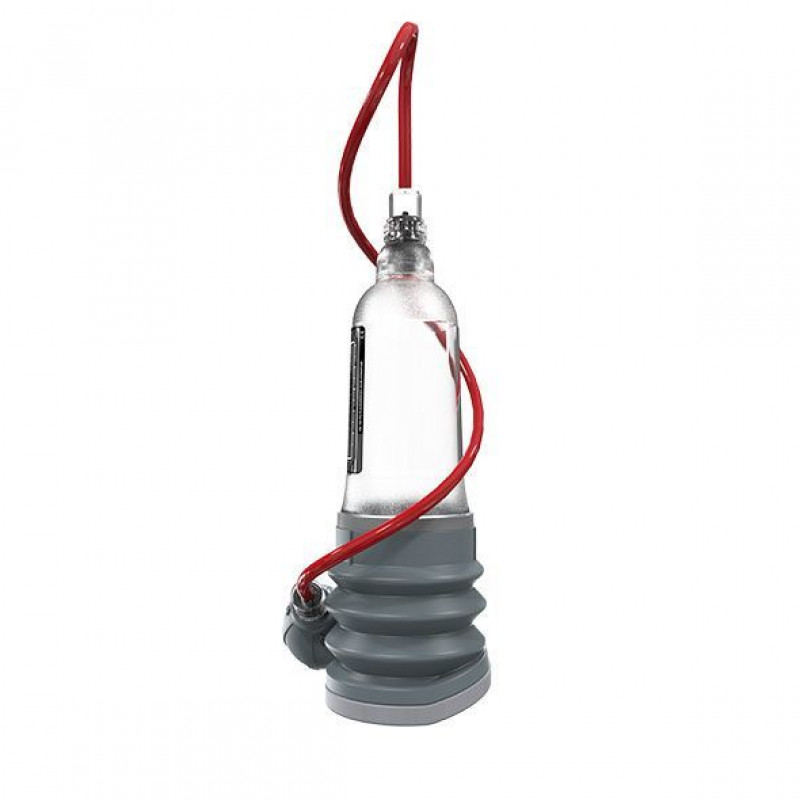 Bathmate HydroXtreme 7 Wide Boy - детальний вид збоку, демонструє циліндр та насос