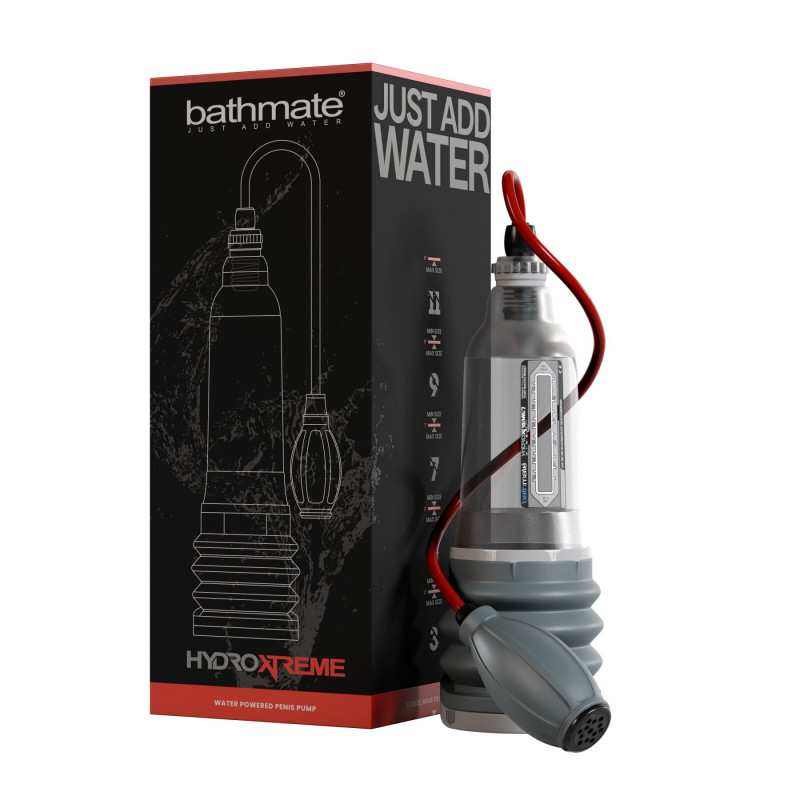 Bathmate HydroXtreme 7 Wide Boy - вид ззаду, з насосом