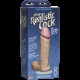 Фалоімітатор Doc Johnson Realistic Cock 8 дюймів білий PVC - детальний вигляд основи з Vack-U-Lock