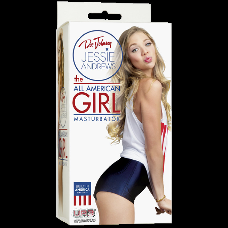 Вагінальний мастурбатор Doc Johnson Jessie Andrews The All American Pussy - упаковка