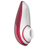 Вакуумный клиторальный стимулятор Womanizer Liberty Red с магнитной крышкой и 2 насадками