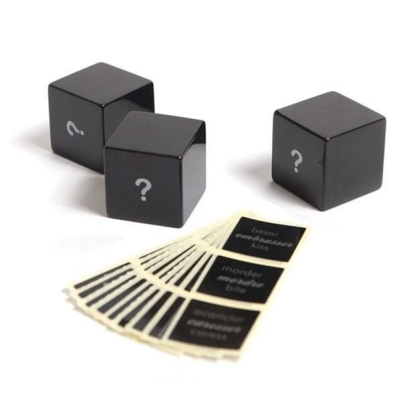 Упаковка гральних кубиків Bijoux Indiscrets Lucky Love Dice м'ятного кольору