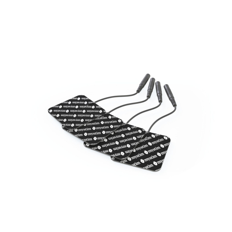 Електростимулятор Mystim Tension Lover разом з електродами та кабелями, повний комплект для використання