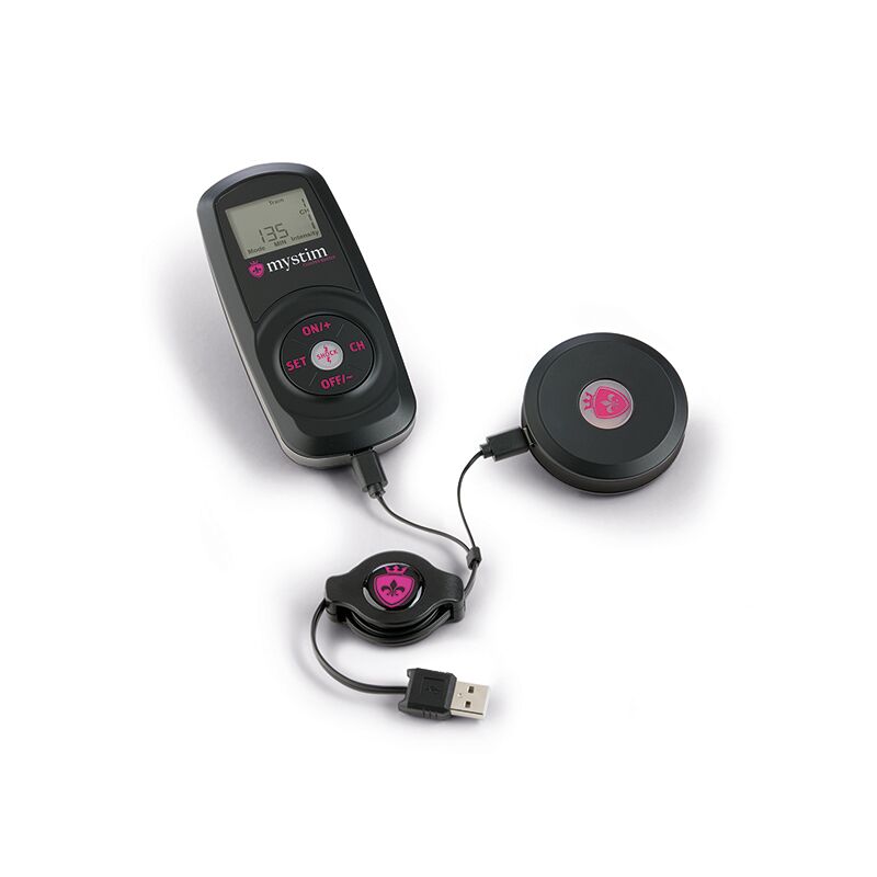 Детали подключения электродов к электростимулятору Mystim Cluster Buster