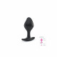 Анальна пробка Mystim Rocking Force S силіконова, текстура матеріалу, гнучкість