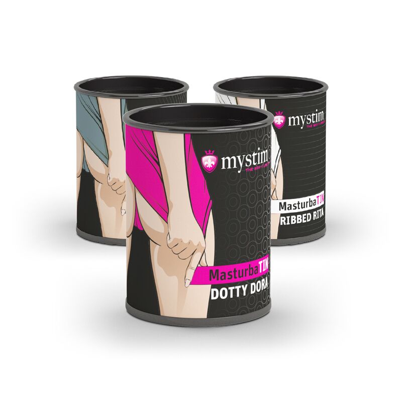 Детальний вигляд візерунка мастурбатора-яйця Mystim MasturbaTIN Dotty Dora