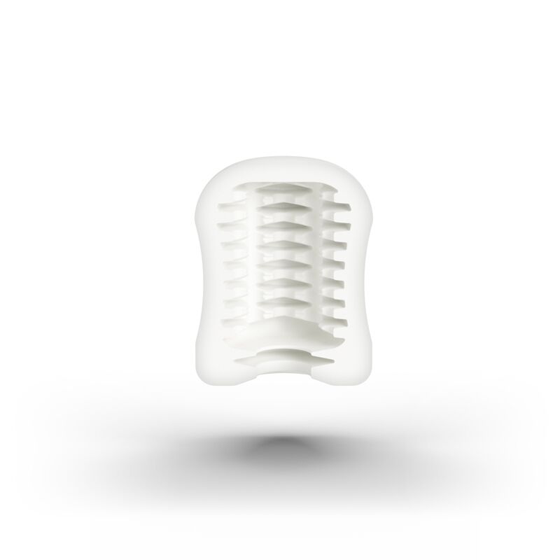 Мастурбатор-яйце Mystim MasturbaTIN Ribbed Rita - детальний вигляд текстури