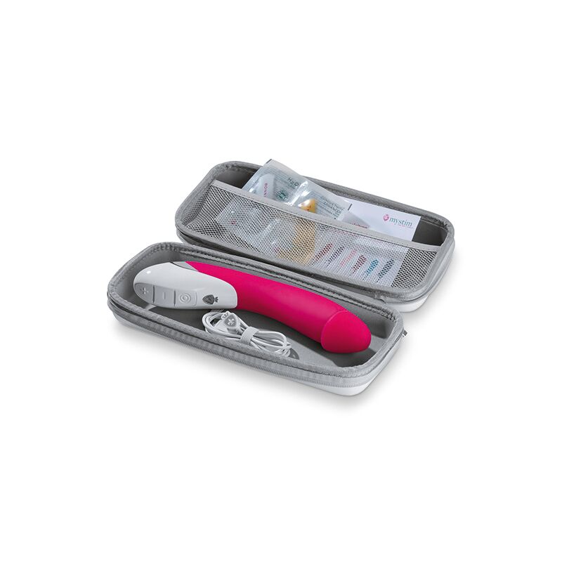 Вібратор Mystim Terrific Truman Pink у дії, рожевий