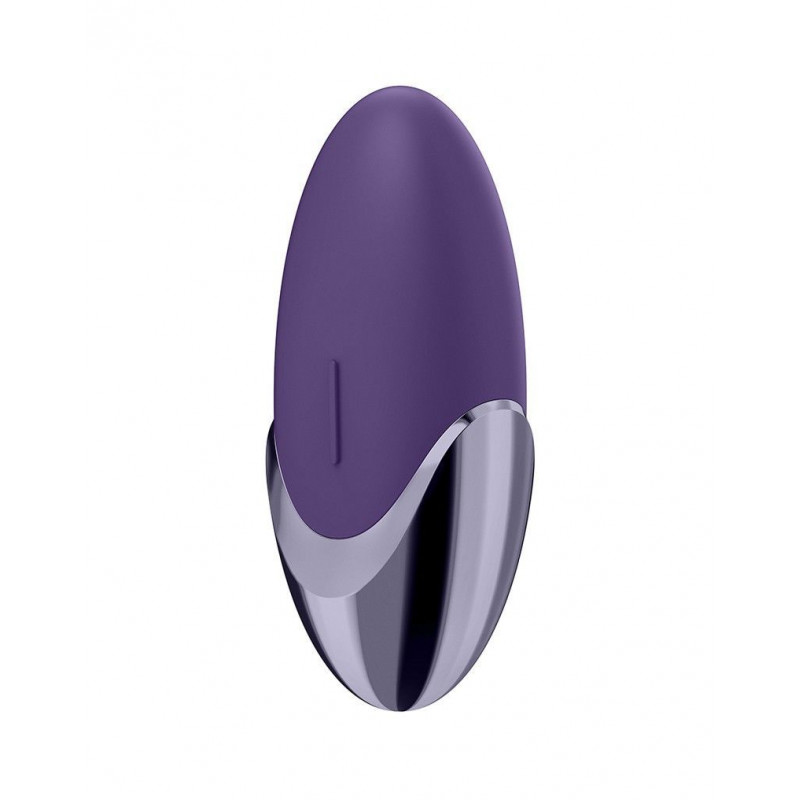 Вібратор Satisfyer Lay-On Purple Pleasure, вигляд збоку, демонстрація гнучкості